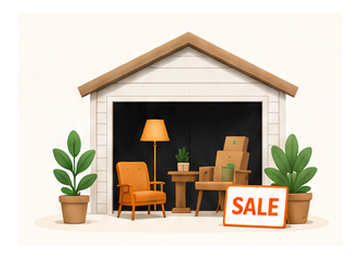 Garage sale illustration